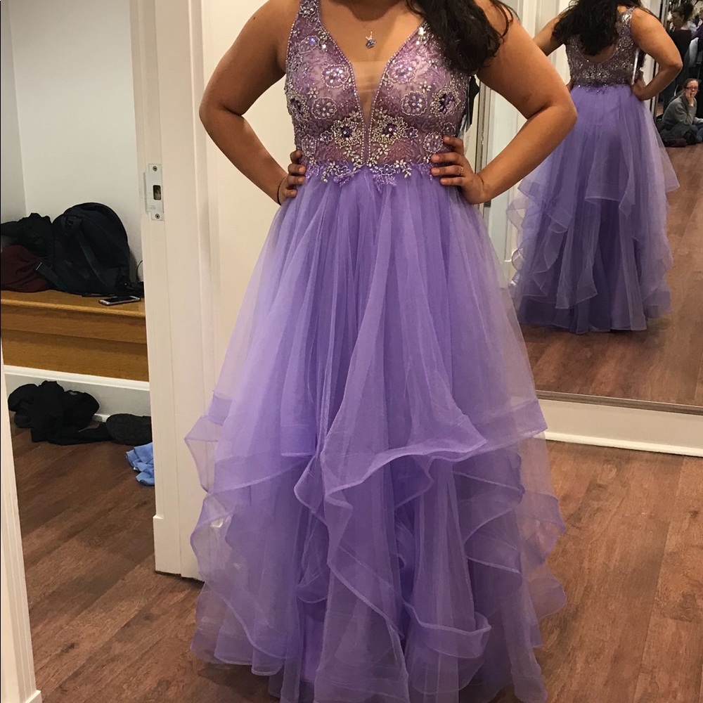 Purple Prom Dress
